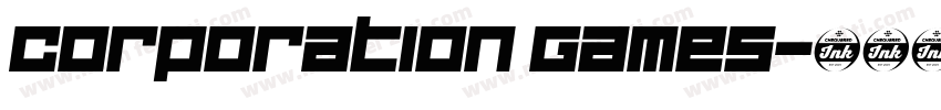 Corporation Games字体转换